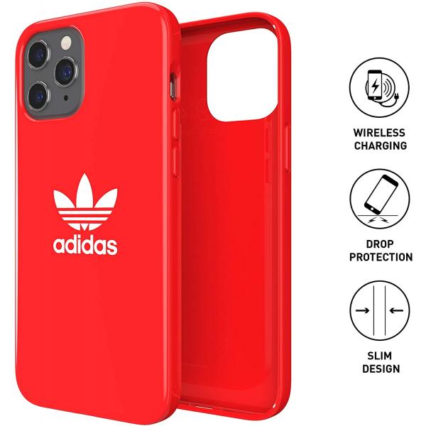 Red adidas sales phone case